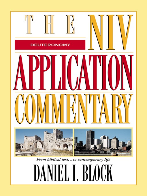 Title details for Deuteronomy by Daniel I. Block - Available